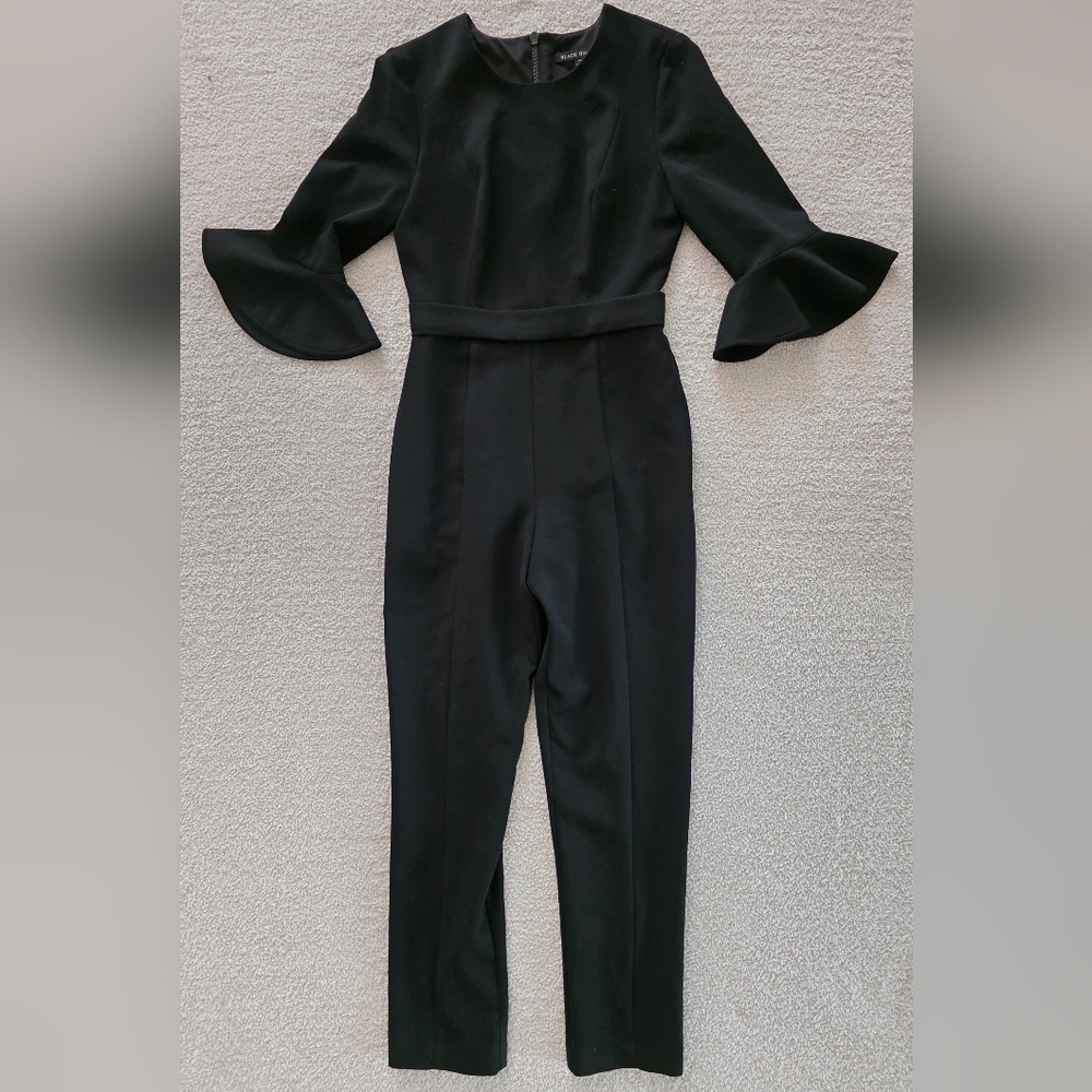 Black Halo Brooklyn Jumpsuit - Size 4 - Picture 4 of 5